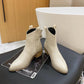 Bottines Western Beige