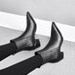 Bottines Western Noir Femme