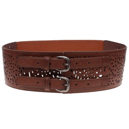 Ceinture Double Boucle Style Western