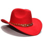 Chapeau Country Rouge Foncé