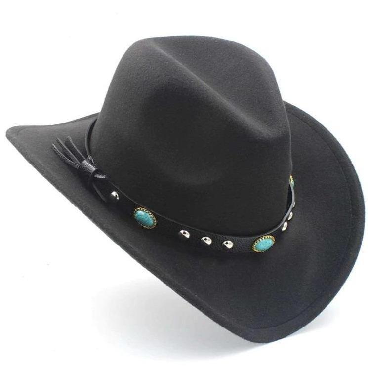 Chapeau Cowboy Femme Noir