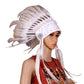 Coiffe Indienne Blanche