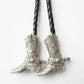 Cravate Cowboy Argent
