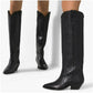 Bottes Cowboy Noires Femme