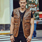 Gilet Cuir Homme Western
