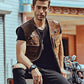 Gilet Cuir Homme Western