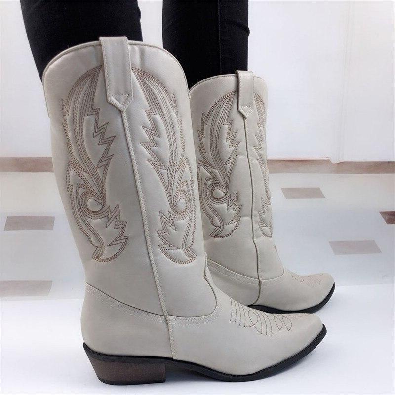 Bottes Country Blanches
