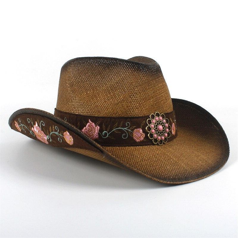 Chapeau Cowboy Paille Marron