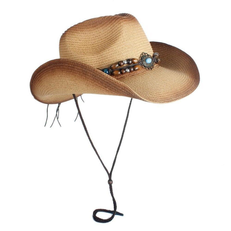Chapeau Cowboy Rayé
