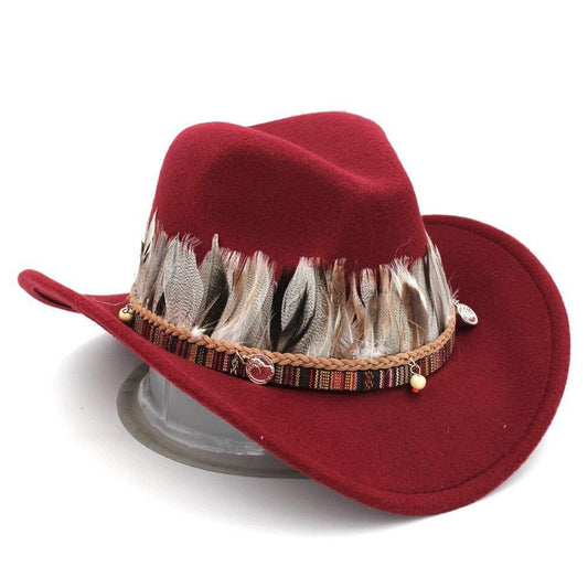 Chapeau Cowboy Bordeaux