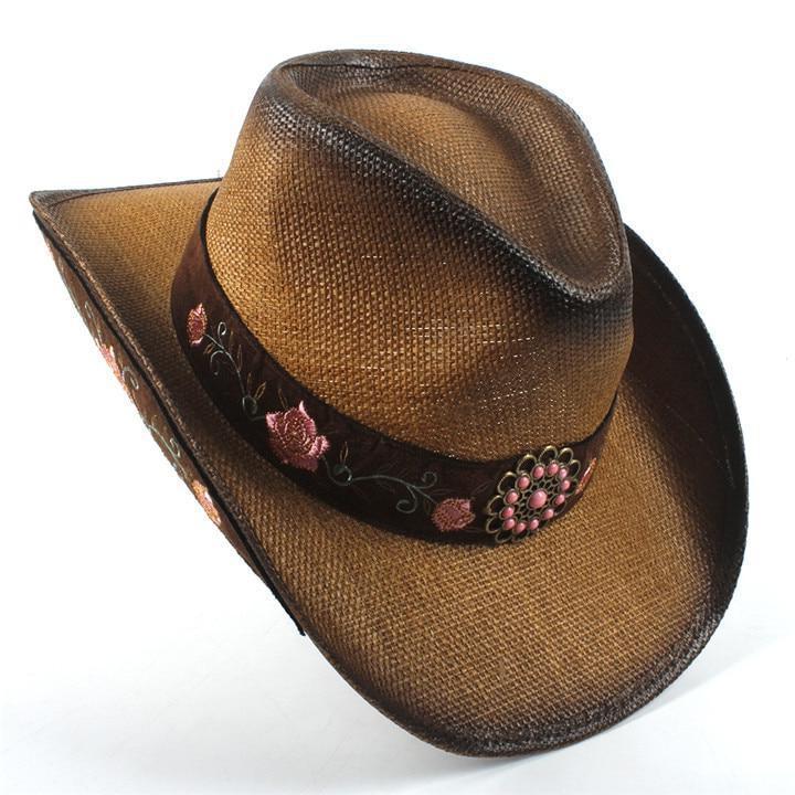 Chapeau Cowboy Femme Cuir